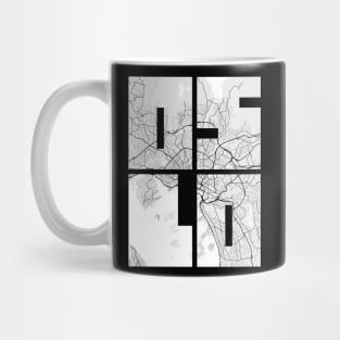 Oslo, Norway City Map Typography - Light Mug